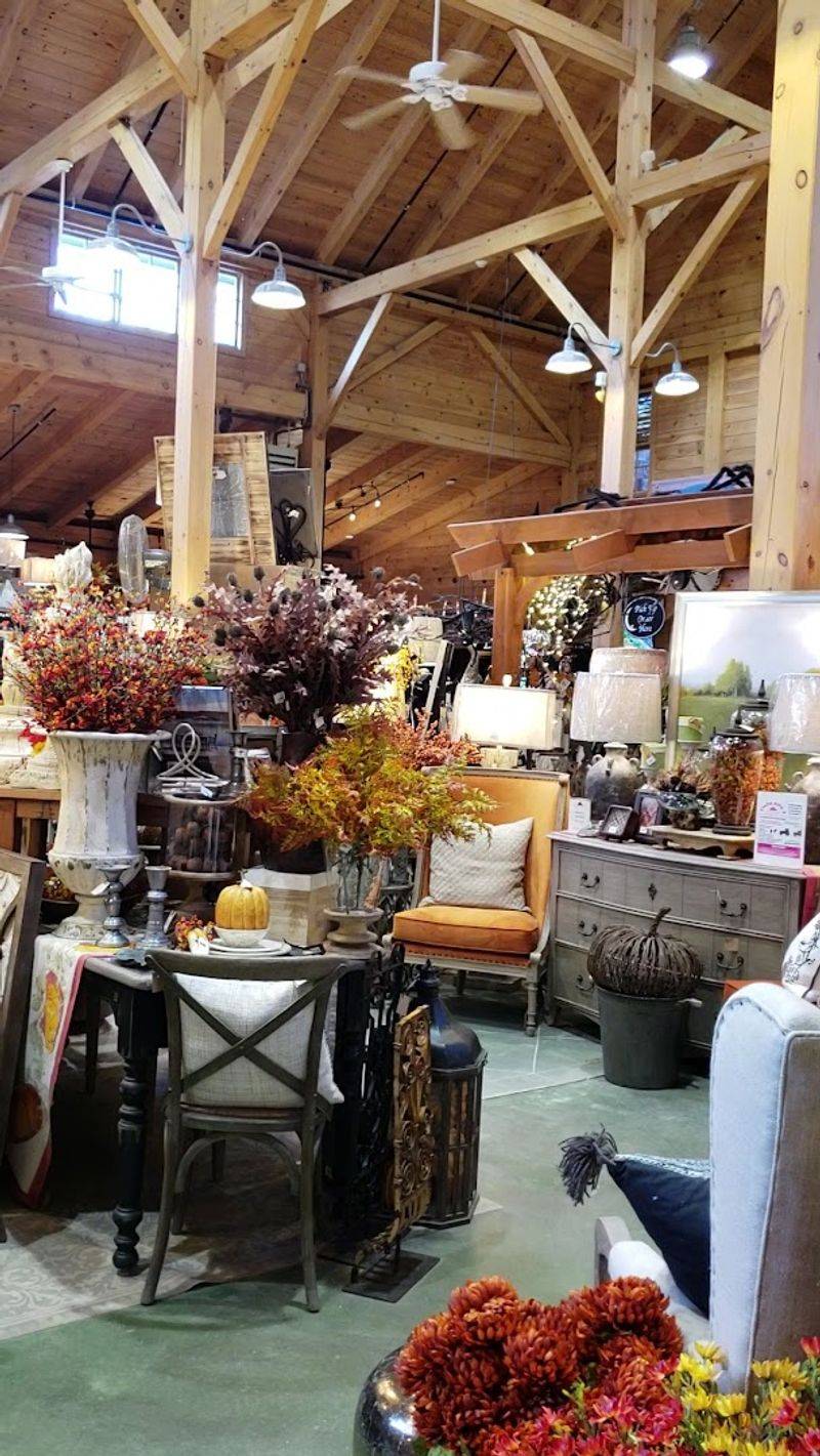 Charming Gift Shop Inside a Timber Frame Barn
