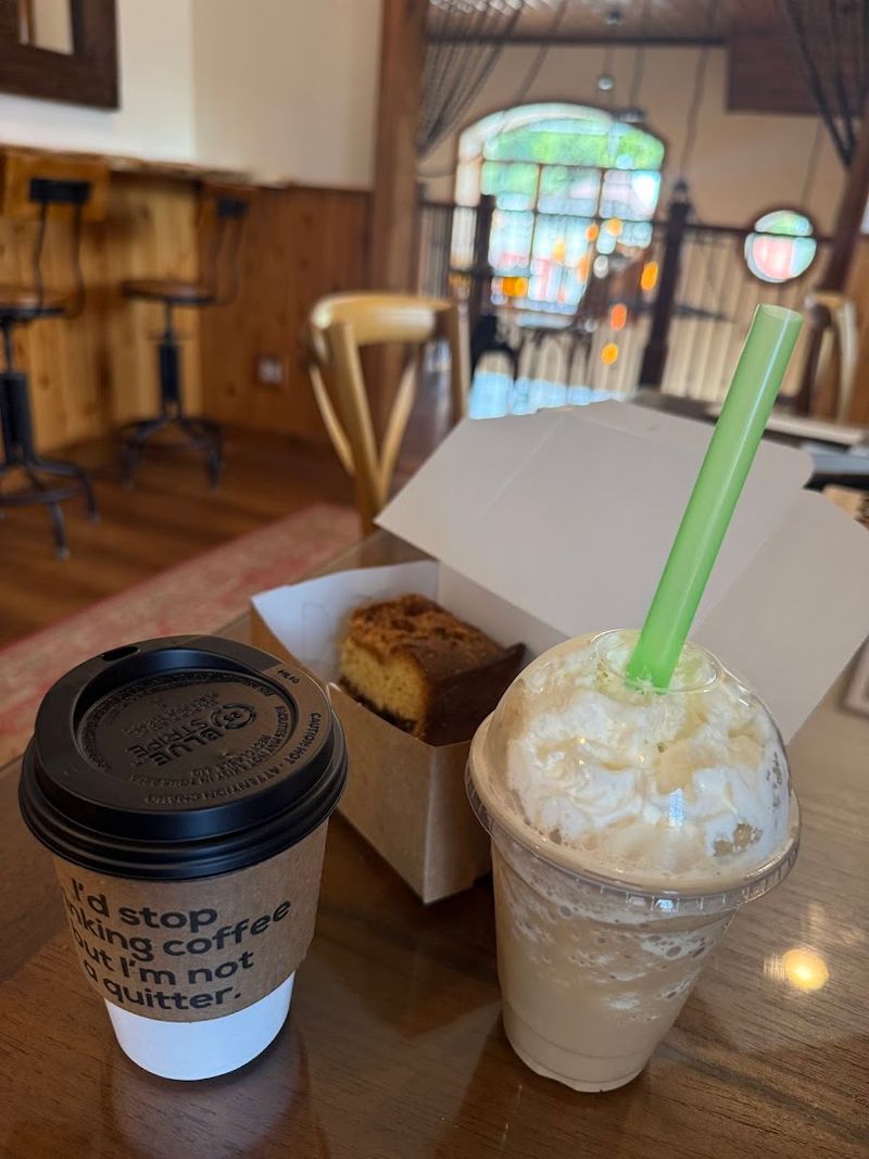 This Humble Georgia Coffee Shop Is Quietly Serving The Best Lattes In The State - Decor Hint Comfortable Seating Options Including a Cozy Loft Area