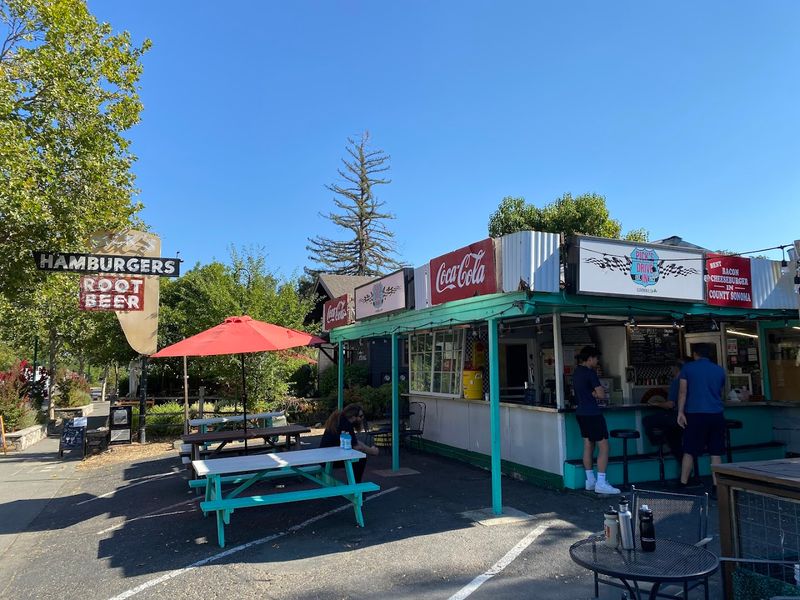 This Century-Old California Drive-In Still Serves Classic Roadside Burgers - Decor Hint Outdoor Seating And The Open-Air Experience