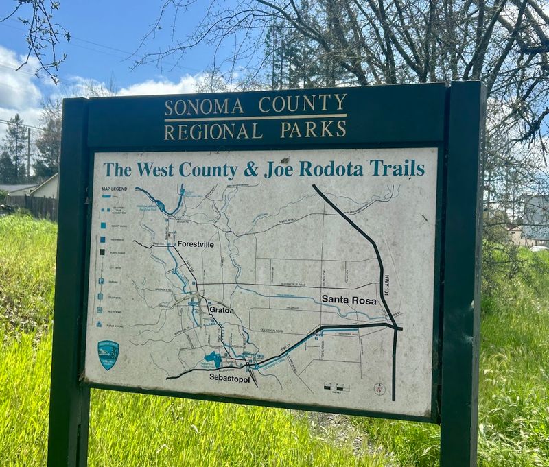 Connects To The Joe Rodota Trail