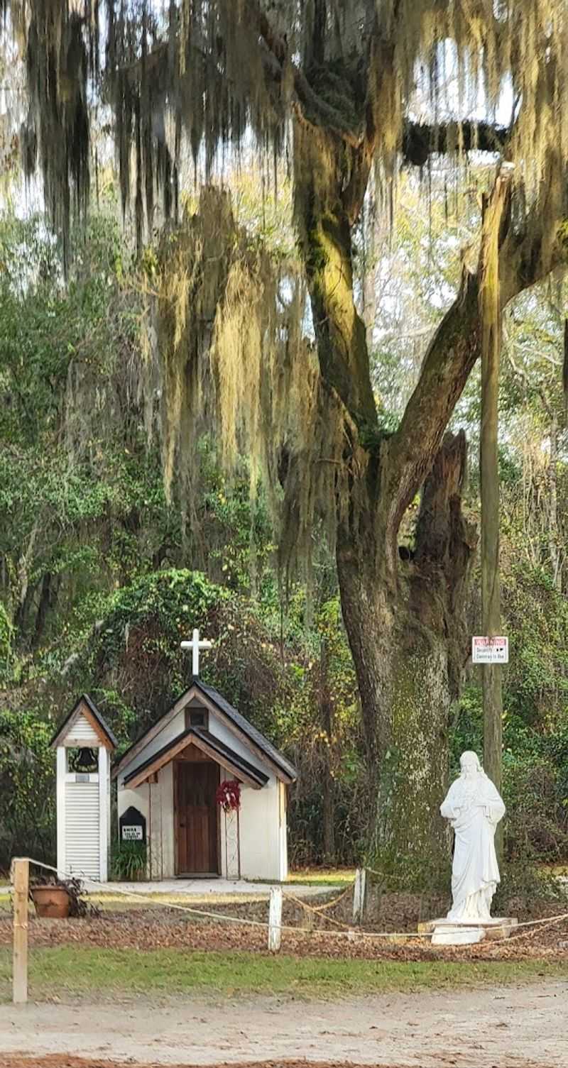This Georgia Landmark Is Famous For Being The Smallest Church In America - Decor Hint The Community Rebuilt It After a Devastating Arson Attack