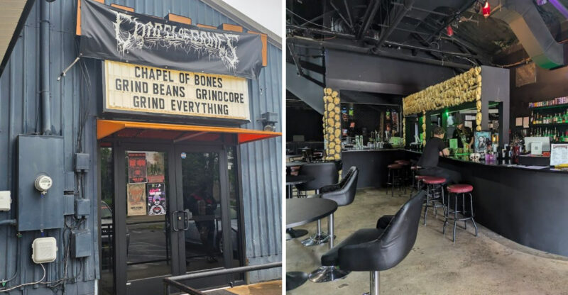 One Of North Carolina’s Most Unique Coffee Shops Has A Dark Victorian Gothic Style