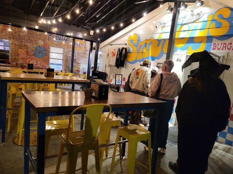 Step Into Smiley's Burger Club In Decatur Georgia Where Slushies, Smiley Fries, And Burgers Steal The Show - Decor Hint Friendly Staff Who Make Every Visit Feel Personal