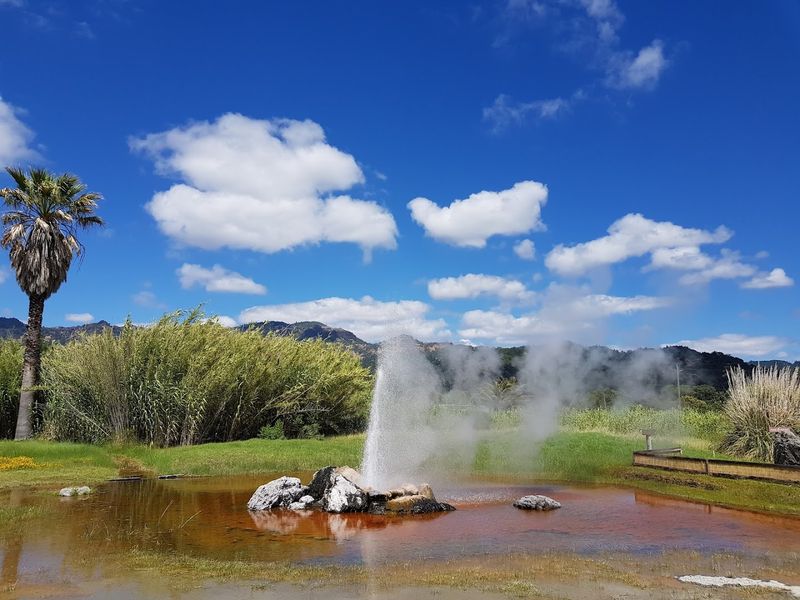One Of Only Three Faithful Geysers In The World