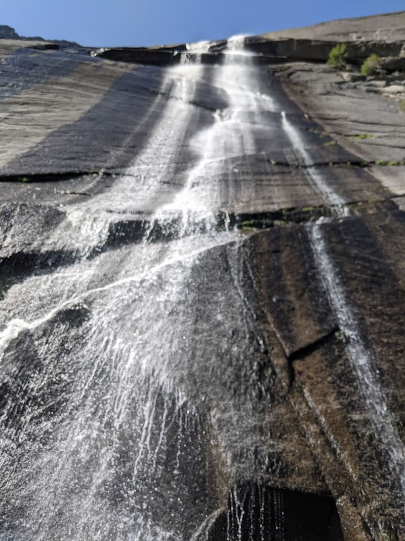 Staircase Falls: A Long Seasonal Cascade Above the Valley Floor
