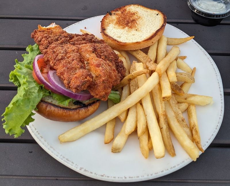 The Fried Grouper And Loaded Nachos Are Just As Delicious As The Views At This Stone Mountain Restaurant Georgia - Decor Hint The Fried Grouper Sandwich That Keeps Guests Coming Back