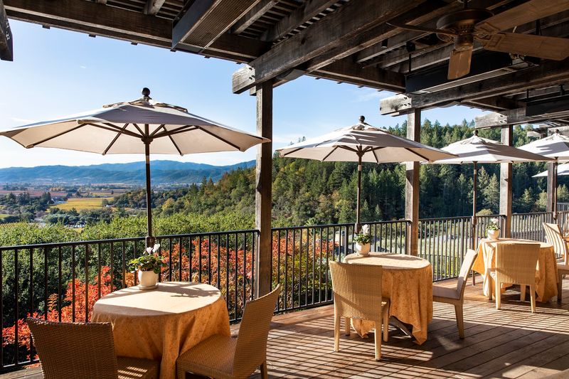 California's Most Scenic Restaurants For A Memorable Easter Sunday - Decor Hint The Restaurant At Auberge Du Soleil, Rutherford