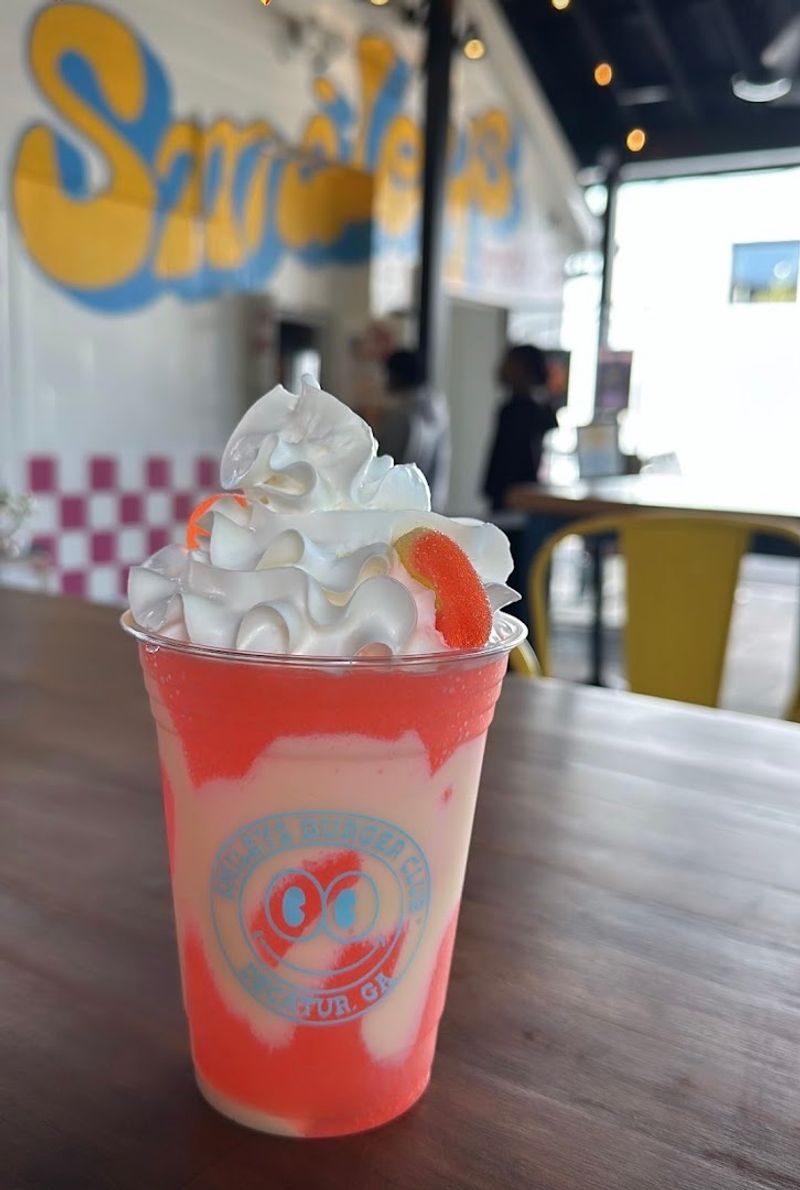 Step Into Smiley's Burger Club In Decatur Georgia Where Slushies, Smiley Fries, And Burgers Steal The Show - Decor Hint Creative Slushies That Are Basically Dessert in a Cup