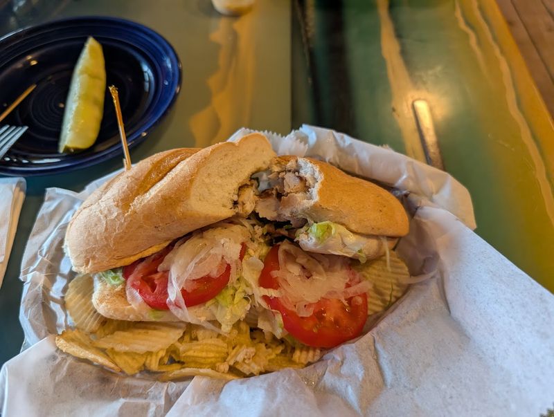 Grilled Mahi-Mahi Sandwiches, Grills Seafood Deck & Tiki Bar