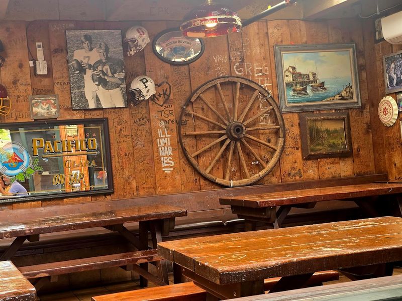 Historic Carvings And Graffiti Cover The Interior