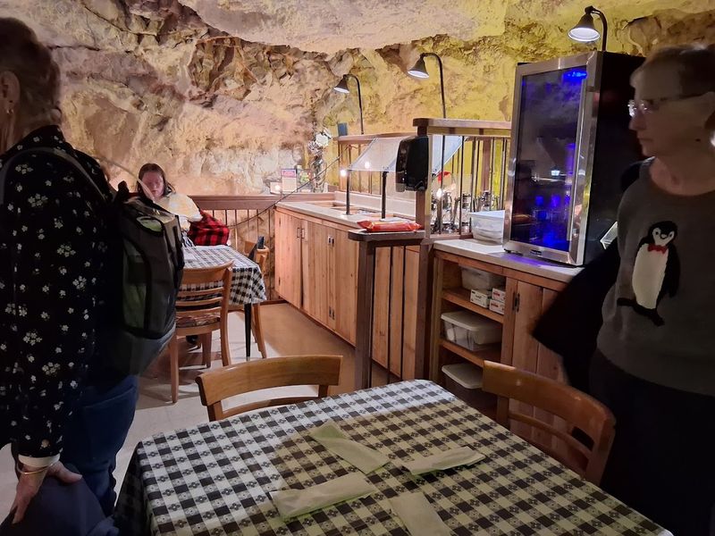 Dining Below The Earth Surface