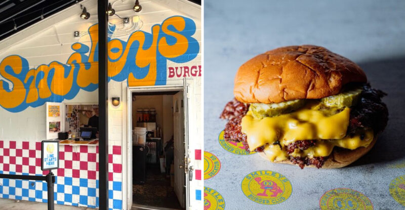 Step Into Smiley’s Burger Club In Decatur Georgia Where Slushies, Smiley Fries, And Burgers Steal The Show