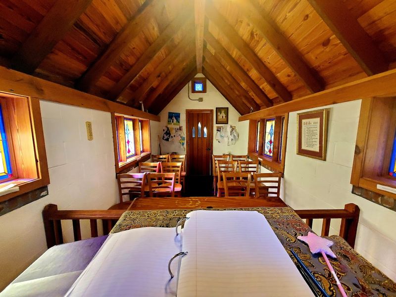 This Georgia Landmark Is Famous For Being The Smallest Church In America - Decor Hint Prayers and Personal Messages Left on the Bulletin Boards