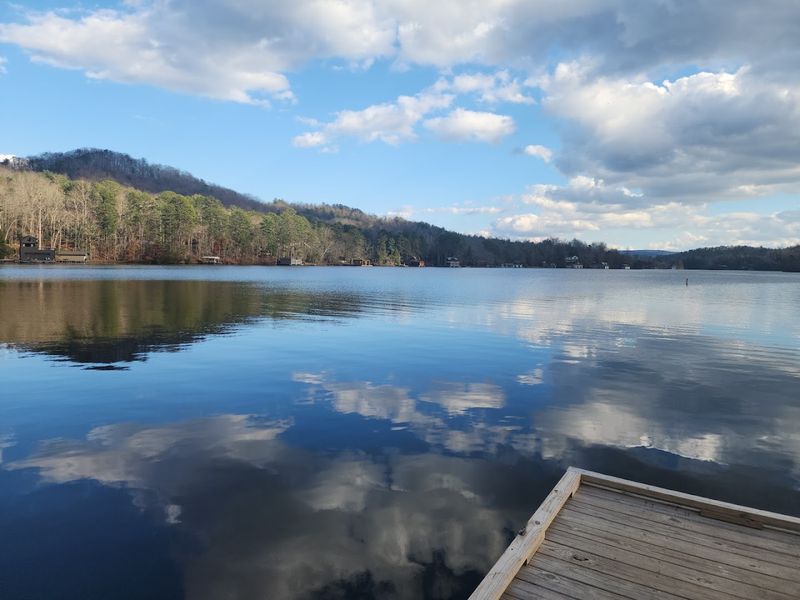 Anglers Love This Clarkesville Georgia State Park Where The State Record Spotted Bass Was Caught - Decor Hint Camping With a Mountain Lake Backdrop