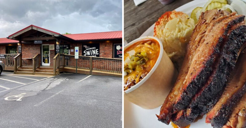The North Carolina Mountain BBQ Spots Where Hickory Wood Still Does All The Talking