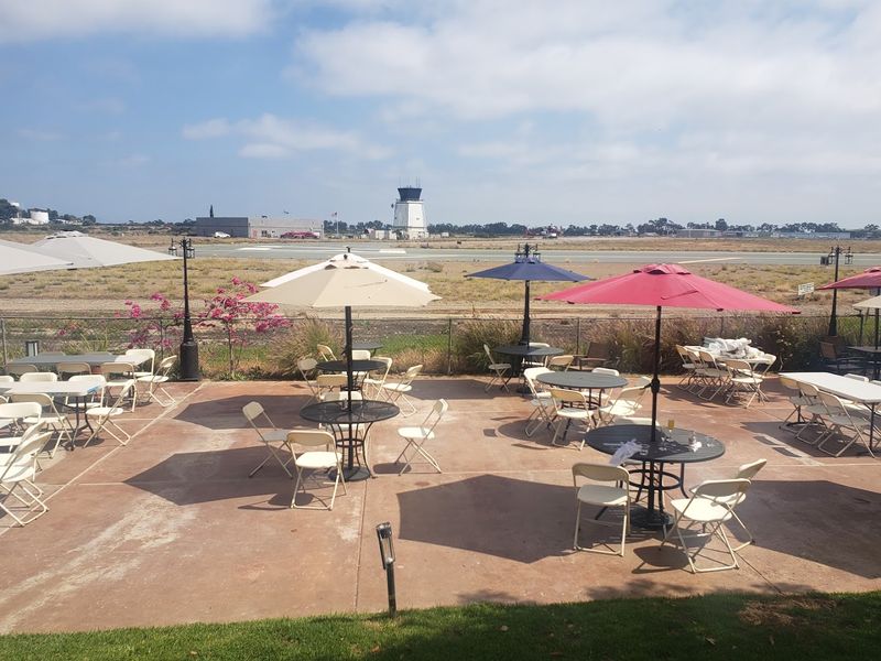Outdoor Seating With A Direct View Of The Airfield
