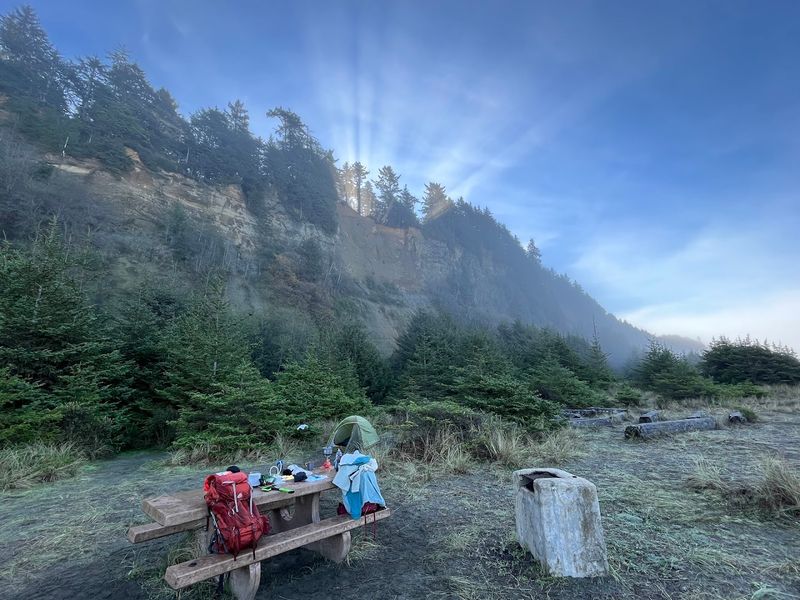 Gold Bluffs Beach Campground, Orick
