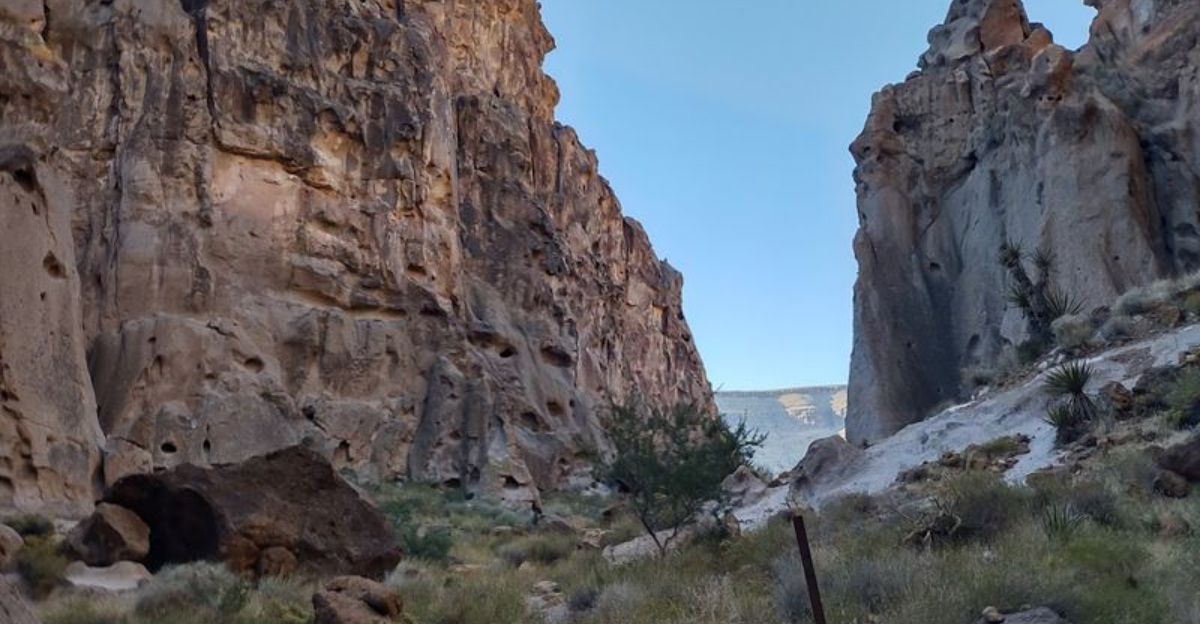 This 1.4 Miles Desert Hike In California Winds Through Volcanic Formations Narrow Passages And Unexpected Scenery - Decor Hint