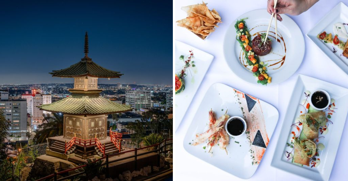 This 110 Year Old Mountain Palace Overlooking The Hollywood Hills California Is A Stunning Kyoto Castle Replica With A 600 Year Old Pagoda And 360° Views - Decor Hint