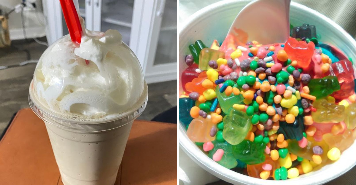 This Charming Georgia Ice Cream Shop Serves Sweet Scoops From A Real Train Caboose In Chamblee - Decor Hint