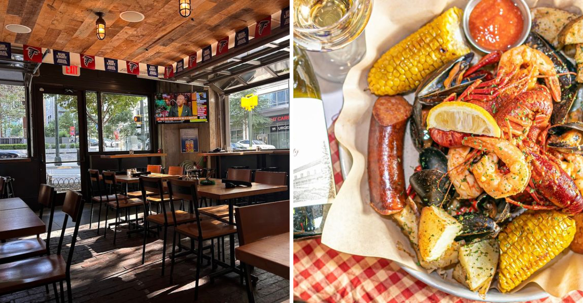 This Historic Tavern In Lawrenceville Sits Inside A Restored 1800s Drugstore With A Rooftop Bar - Decor Hint