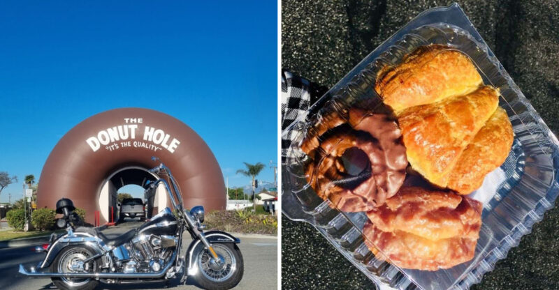 This Iconic California Donut Shop Is Built Around A Giant Donut You Can Drive Through