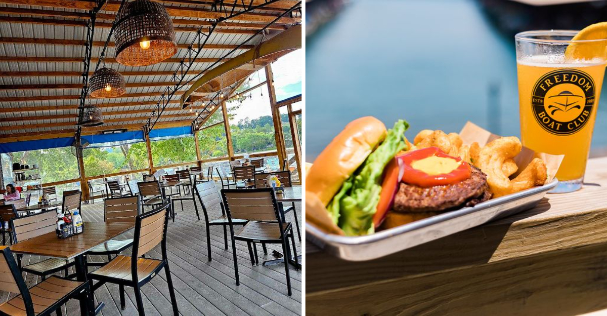 This Lakeside Restaurant In Georgia Is Quietly One Of The Best Scenic Dining Spots - Decor Hint