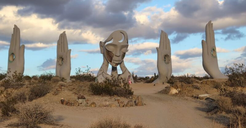 This Mesmerizing 32-Feet Art Installation In California Is Hidden In Plain Sight In The Mojave Desert