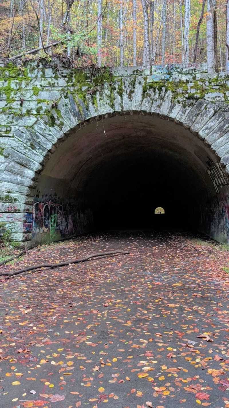 The Tunnel That Leads Into The Mountain And Stops