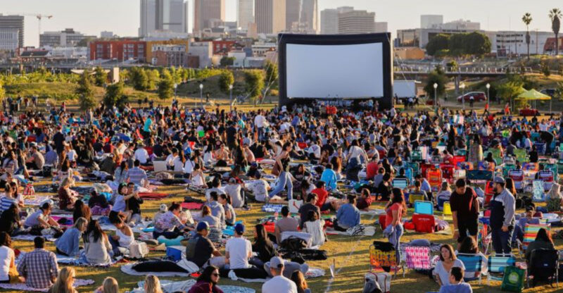 This Outdoor Movie Night In California Combines Street Food And Classic Films