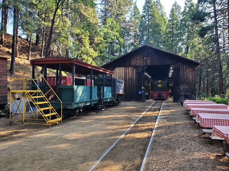 The Railroad Is Located Four Miles From Yosemite's South Entrance