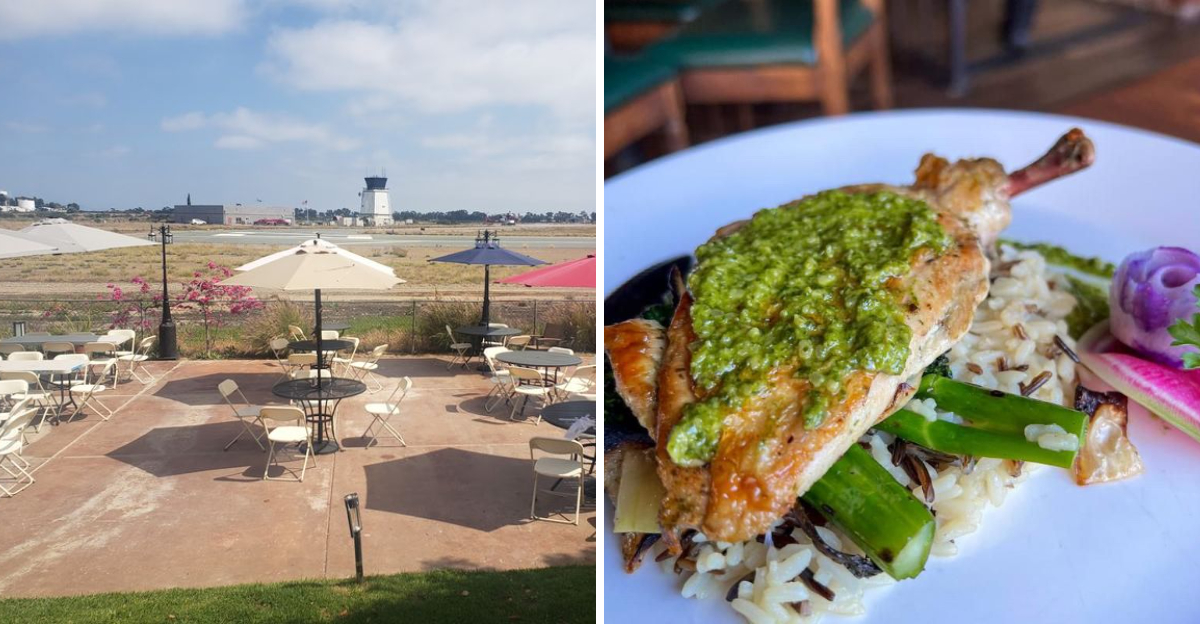 This WWI Themed Restaurant In California Lets You Eat Just Steps From An Active Runway - Decor Hint