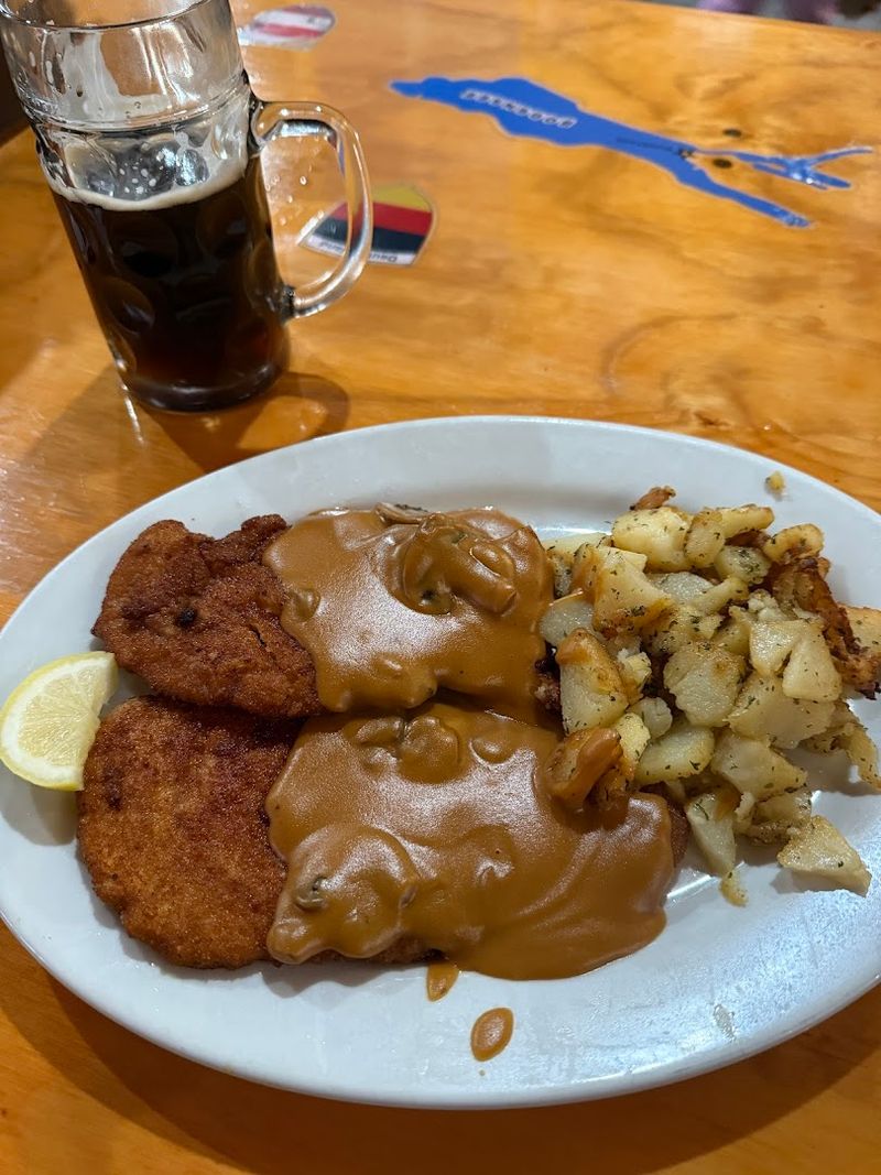 Authentic German Cuisine: Schnitzel in the Mountains