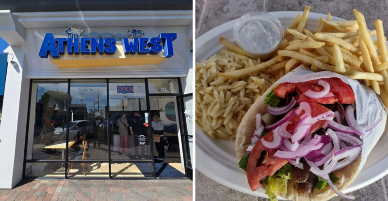 We Found An Authentic Greek Gyro Hiding In This Unexpected California Beachside Community