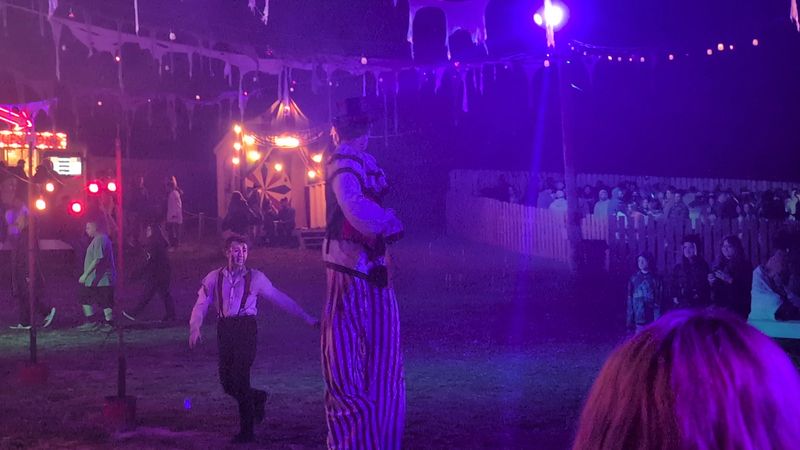 Why This North Carolina Haunted Trail Is A Must-Try For Thrill Seekers - Decor Hint The Creatures Waiting Between The Trees