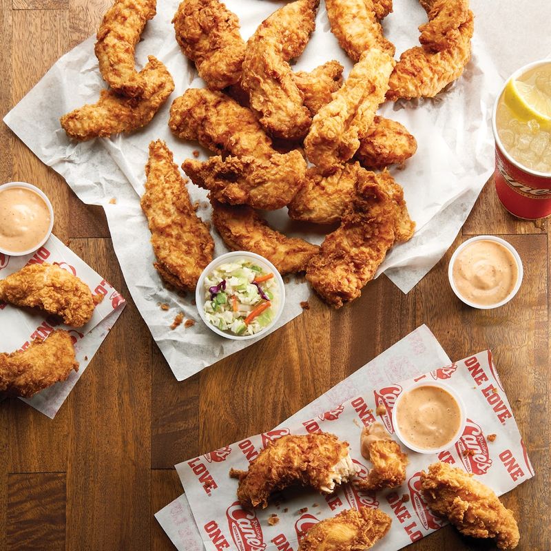 North Carolina Fried Chicken Chains Where The Crunch Alone Is Worth The Drive - Decor Hint Raising Cane's Chicken Fingers