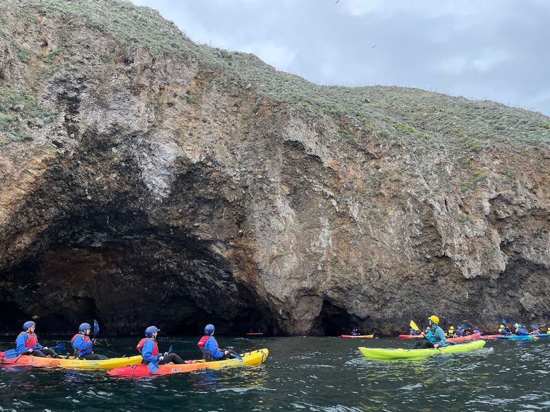 Kayak the Sea Caves of Santa Cruz Island