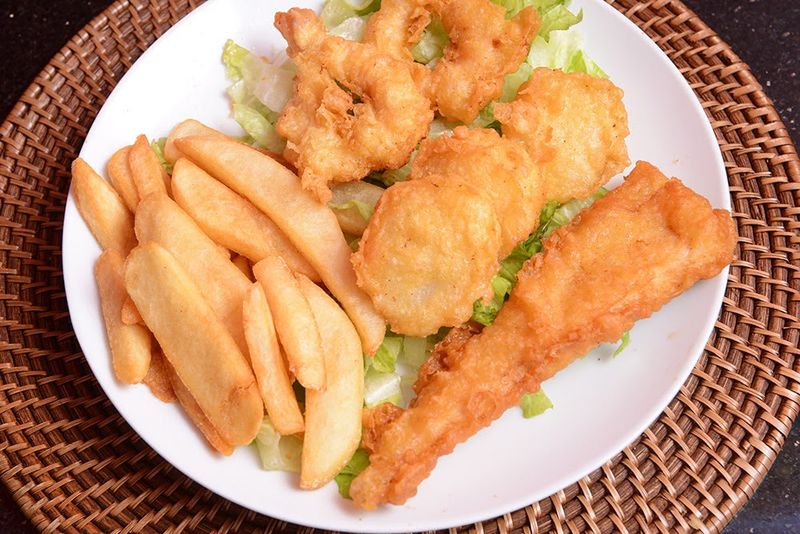 H Salt Fish & Chips & Grill — Orange