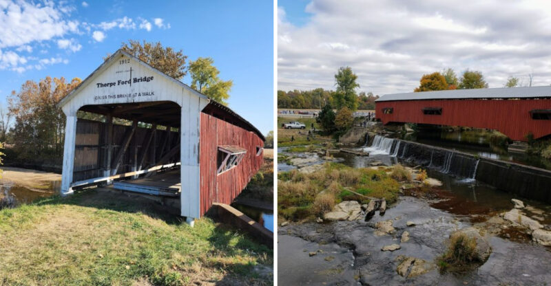 8 Covered Bridge Towns In Indiana Where Old-School Food Traditions Still Live On