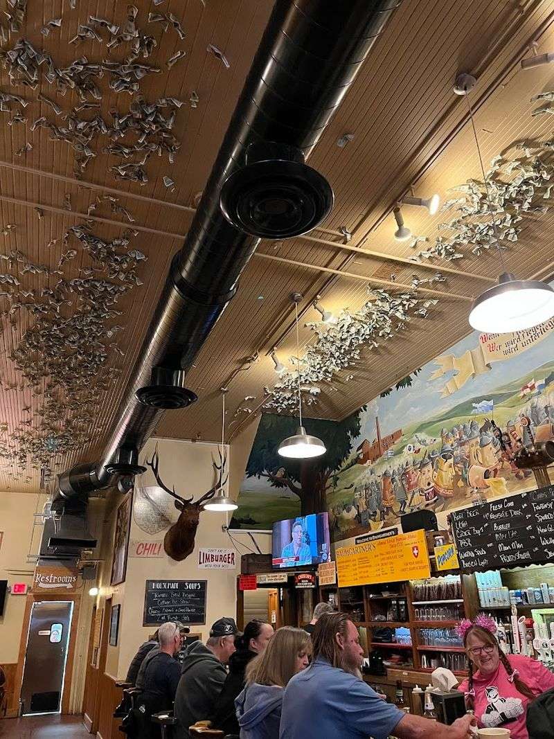 This Historic Wisconsin Cheese Store Is Known For A Great Pastrami Sandwich - Decor Hint The Atmosphere Feels Completely One Of A Kind