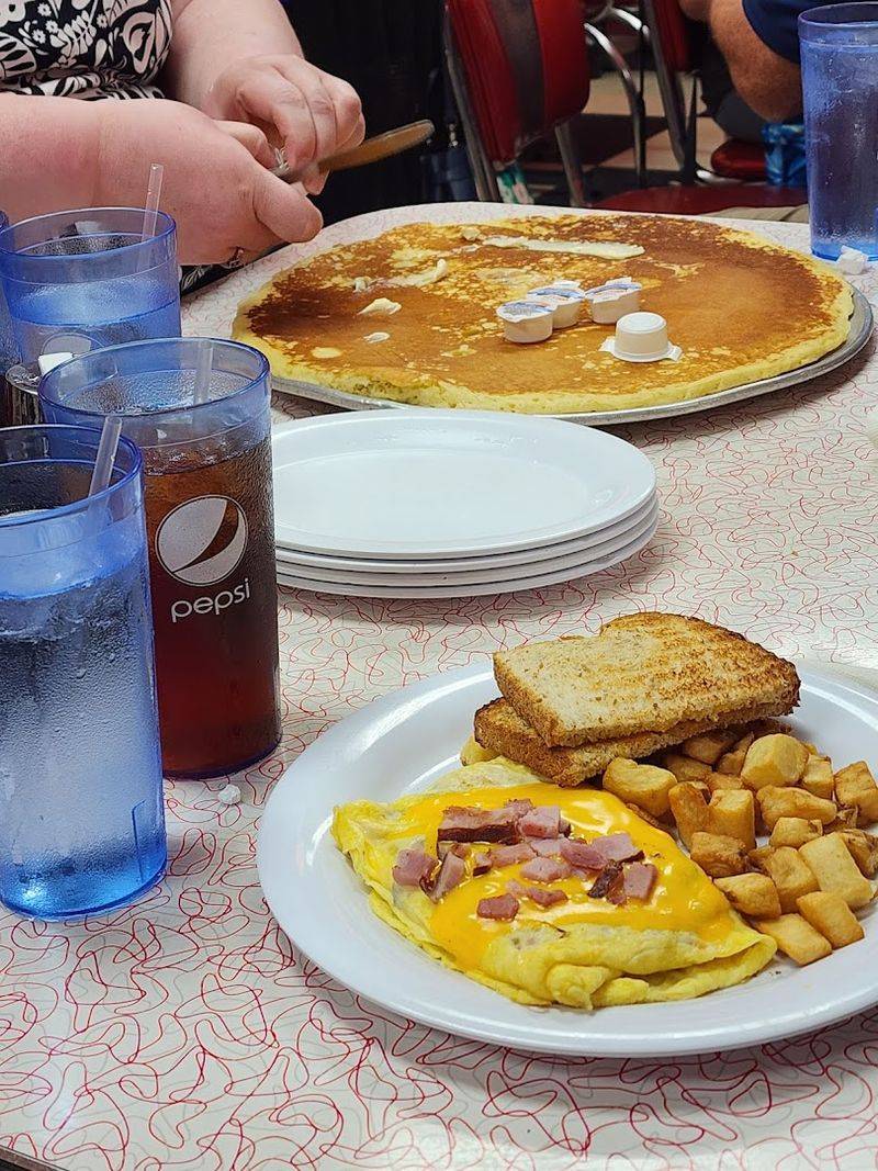 Pancakes That Barely Fit The Plate