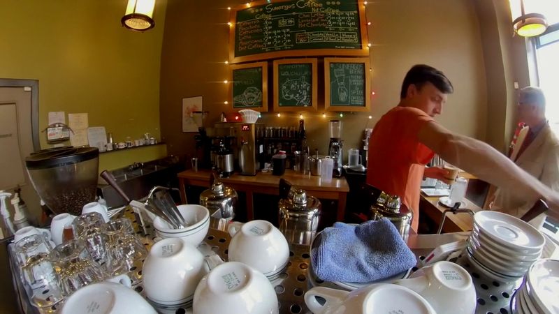 The shop makes specialty coffee feel approachable