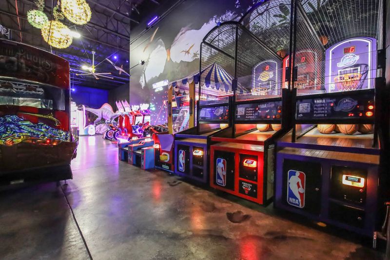 An Arcade Section That Covers A Wide Range Of Interests