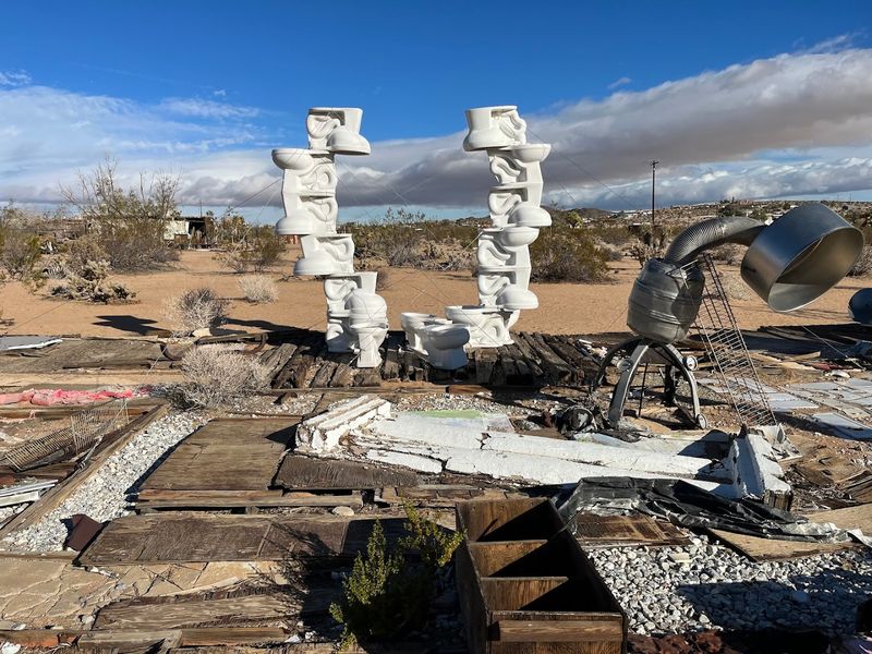 12 Quirky California Museums That Will Leave You Scratching Your Head - Decor Hint Noah Purifoy Outdoor Desert Art Museum, Joshua Tree