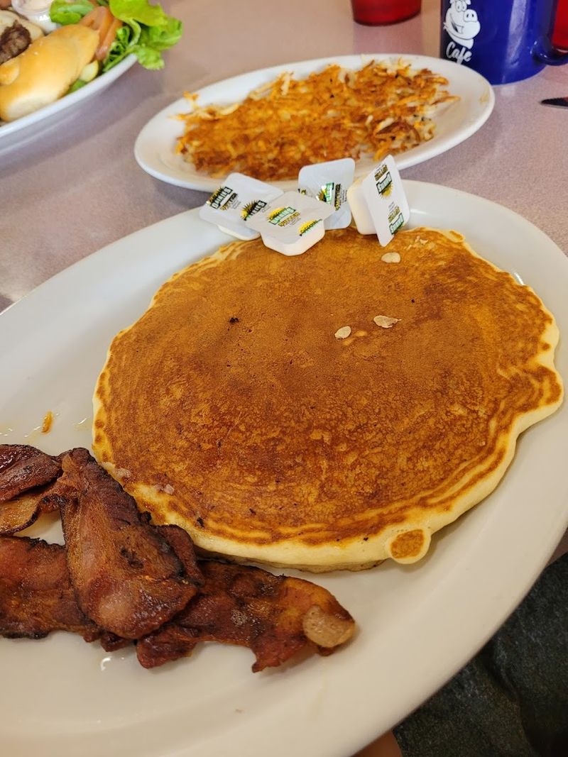Enormous Pancakes And Homemade Salsa