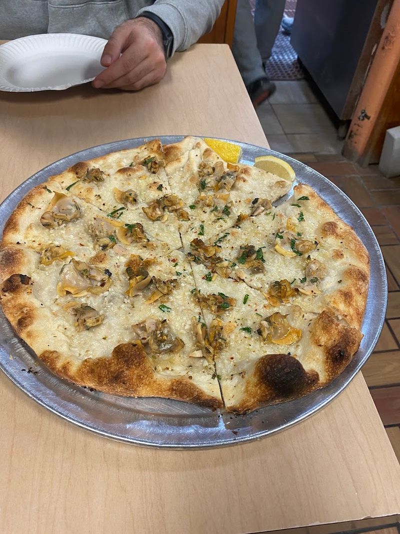 The Famous White Clam Pizza Everyone Talks About
