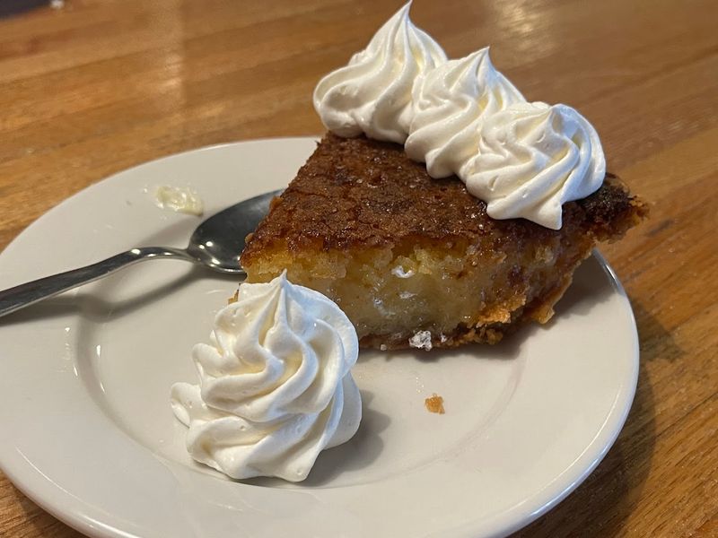 Signature Buttermilk Pie That Stops People Mid-Bite