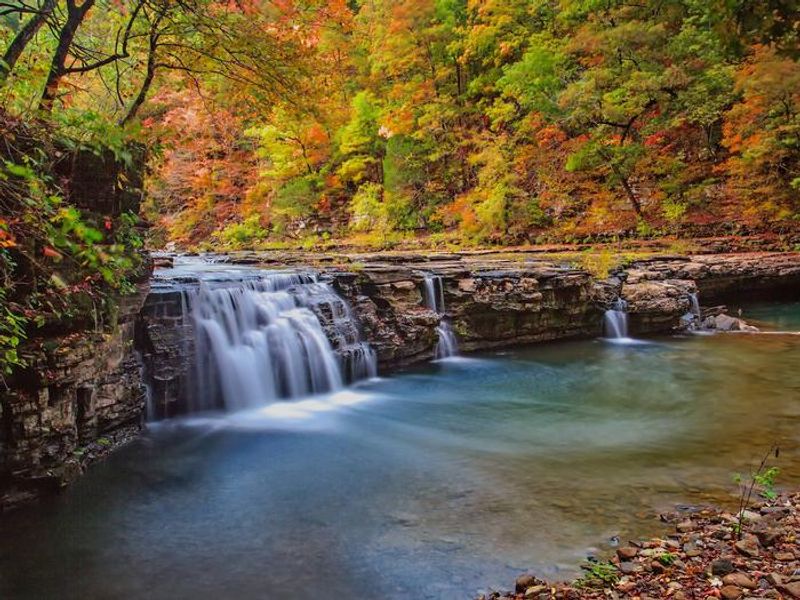 Fall Foliage And Ozark Scenery