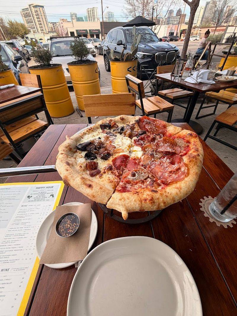 14 Texas Pizza Places Serving Slices You'll Dream About - Decor Hint Pie Tap Pizza + Rotisserie