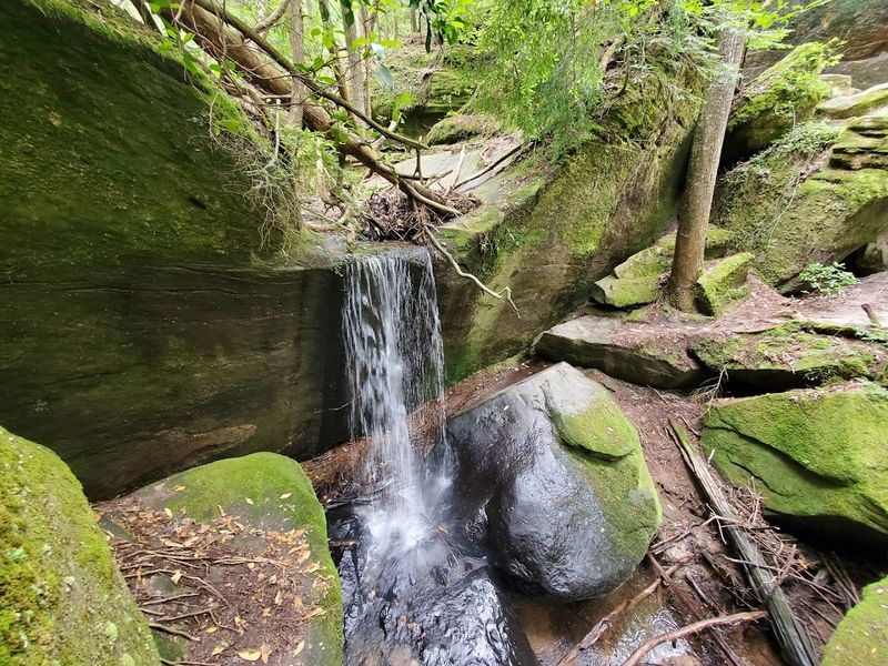 Secret Falls At Dismals Canyon